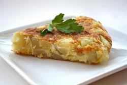 Омлет с картофелем